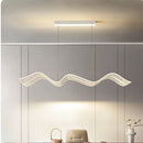 Axyaa Nordic Acrylic LED Chandelier - Modern Dining Room Pendant Light