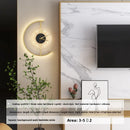Axyaa Modern LED Wall Clock Light for Home Interior Decoration