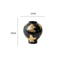 Axyaa Golden Foil Porcelain Vase | Modern Ceramic Table Decor & Plant Pot