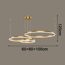 Axyaa LED Chandelier Pendant Light for Modern Dine Room, Indoor Living Room Ceiling Lamp