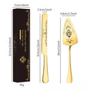 Axya Stainless Steel Bread Knife & Cake Shovel Set for Parties, Weddings