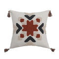 Axyaa Tufted Plush Tassels Cushion Cover for Stylish Home Decor