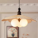 Axyaa Retro Bedroom Pendant Light Fixture Glass Ball Decoration for Living Room
