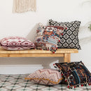 Axyaa Moroccan Tassel Cushion Cover 45x45 Nordic Style for Home Decoration