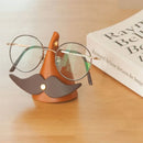 Axya Leather Glasses Holder & Clip Set