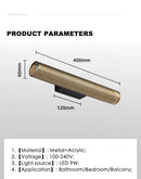 Axyaa Luxury LED Wall Light for Bedroom, Living Room, Study - High Quality Gold Lamp