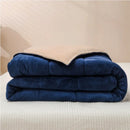 Axyaa Patchwork Blanket 2025: Milk Fleece & Flannel Velvet Bed Cover