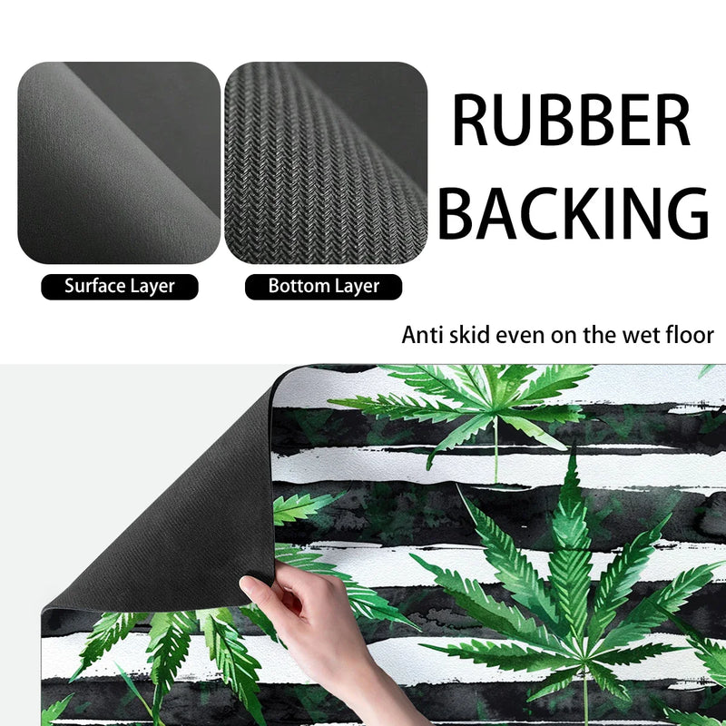Axyaa Watercolor Lines Absorbent Draining Mat