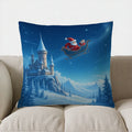 Winter Tree Pillow Cover - Axyaa Branded Cushion Cover for Sofa, Bedroom, Car