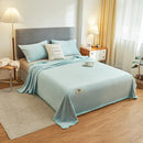 Axyaa Cloud Mink Blanket - Solid Color Fleece Nap Blanket with Simple Hemming