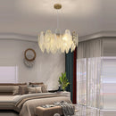 Axyaa Art Deco Glass LED Pendant Light - Dimmable Designer Suspension Luminaire
