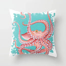 Axyaa Psychedelic Octopus Print Pillowcase - Home Decor