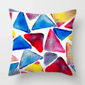 Tropical Plants Parrot Feather Cushion Cover for Sofa by Axyaa