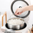 Axyaa Stainless Steel Food Steamer Basket with Silicone Handle