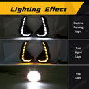 Axyaa LED DRL Toyota Hilux Revo 2024 2025 Daytime Running Lights Turn Signal Fog Lamps