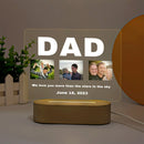Axyaa Custom 3D Acrylic Photo Lamp LED Night Light for Loved Ones & Events.