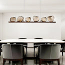 Axyaa Rock Glass Chandelier Pendant Lamps for Living Room Restaurant Bedroom