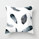 Axyaa Sunflower Print Pattern Sofa Cushion Cover - Luxury Home Decor