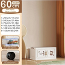 Axyaa Foldable Storage Box, Heavy-Duty with Wheels, Ideal for Snacks/Clothes/Books, Multiple Sizes