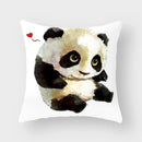 Axyaa Cute Animal Print Cushion Cover 45x45cm for Home Sofa Décor