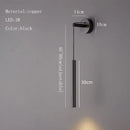 Axyaa Copper Wall Lamp: Minimalist LED Lighting for Bedroom, Living Room, Corridor