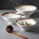 Axyaa Ramen Soup Salad Dessert Sashimi Bowl Set - Retro Japanese Ceramic Bowls