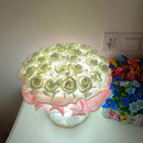 Rose Princess Bouquet Table Lamp by Axyaa - Stylish Bedroom Decor & Gift