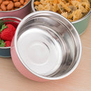 Axyaa Stainless Steel Food Sealing Bowl with Lid - Fresh-keeping Lunch Box