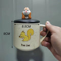 Axyaa Cartoon Ceramics Mug: Cute Coffee Milk Tea Cup Drinkware Gift
