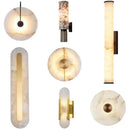 Axyaa Marble Wall Lamp Nordic LED Sconce Modern Luxury Home Decor