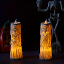 Axyaa Skeleton Lamp: LED Halloween Decor Ghost Couple Party Ornament