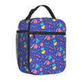 Axyaa Retro Insulated Lunch Bag - Portable Thermal Bento Tote for Work & School