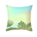 Axyaa Summer Beach Vacation Blue Pillow Case - Seaside Hotel Sofa Decoration