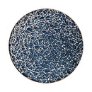 Axyaa Stone Pattern Steak Plate - High-End Ceramic Creative Dessert & Flat Plate for Fine Dining