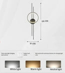 Axyaa Minimalist Grille Wall Light for Living Room and Bedroom
