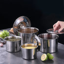 Axyaa Stainless Steel Food Storage Canister with Lid - Kitchen Organizer & Spice Box