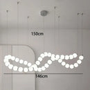Axyaa French LED Pendant Lights for Living Room & Dining Room Indoor Lighting