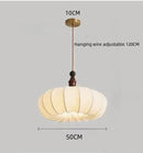 Axyaa French Retro Pumpkin LED Ceiling Chandelier Home Decor