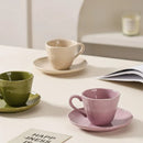Axyaa Petal Shape Ceramic Coffee Mug Set, 230ml