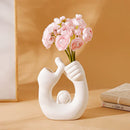 Ceramic Vase Sculpture for Axyaa Living Room Decor