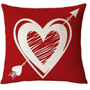 Axyaa Red Love Hug Pillowcase for Valentine's Day and Anniversaries