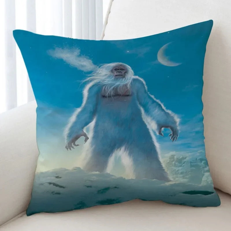 Axyaa Skull Lighthouse Monster Cushion Covers 45x45CM - Cool Art Animals Scary Design