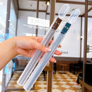 Axyaa Portable Chopsticks Set 24cm - Asian Tableware for Sushi, Chinese, Japanese