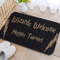 Axyaa Wizard Muggle Entrance Mat: Non-Slip Absorbent Hallway Carpet