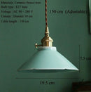Axyaa Celadon Ceramic Pendant Light: Modern Brass Hanging Fixture for Kitchen, Bedroom, Hallway