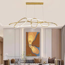 Axyaa Modern LED Pendant Light Chandeliers for Living and Dining Room