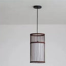 Axyaa Bamboo Weave Pendant Lamp for Traditional Chinese Zen Tea Room