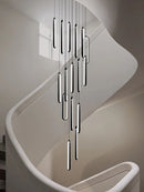 Axyaa Oval Nordic Chandelier for Villa Living Room Dining Bedroom Stairs