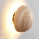 Axyaa Limestone Wall Lamp: Nordic Retro LED Lighting for Bedroom and Corridor