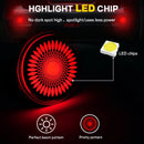 Axyaa LED Rear Bumper Reflector Lights for Toyota Corolla, Nissan Qashqai, X-Trail